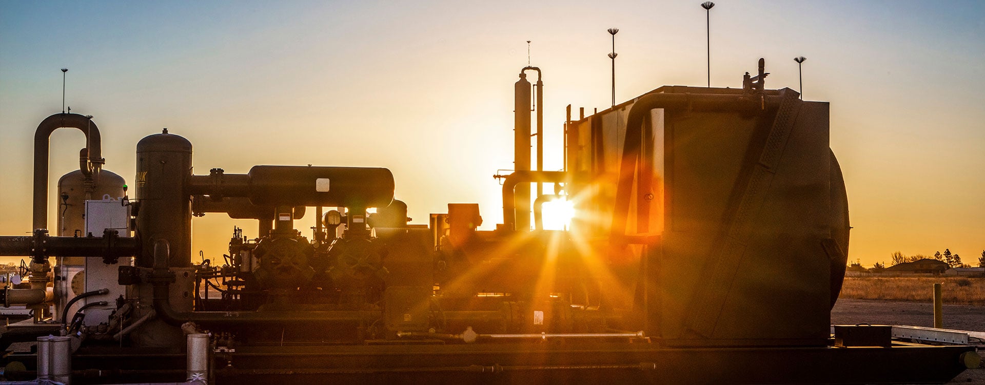 Chemical Plant on a Sunset